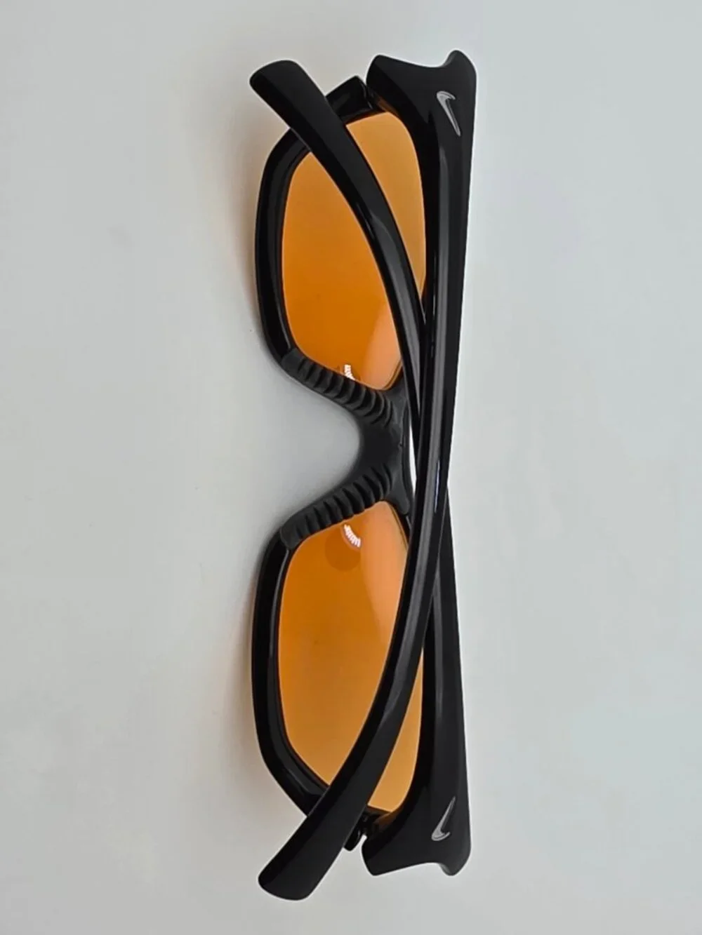 Nike EA0008 001 Interchange/S Black Frame Amber Lens Sunglasses Italy 65-19-134